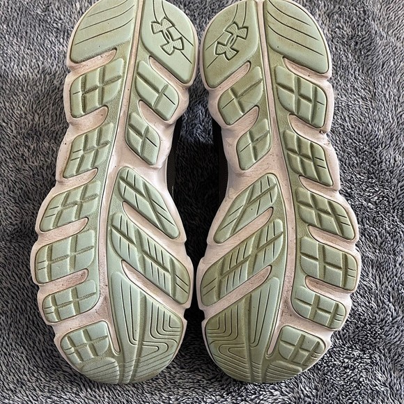 Size 10 Women's Under Armour Micro G Assert 7 Gray/Teal Pre-owned - Picture 9 of 12